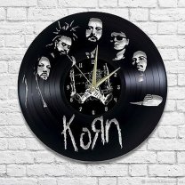 Handmade Korn Vinyl Wall Clock