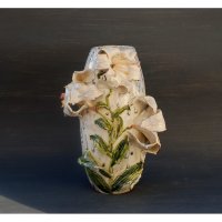 Lilies In Rain Vase