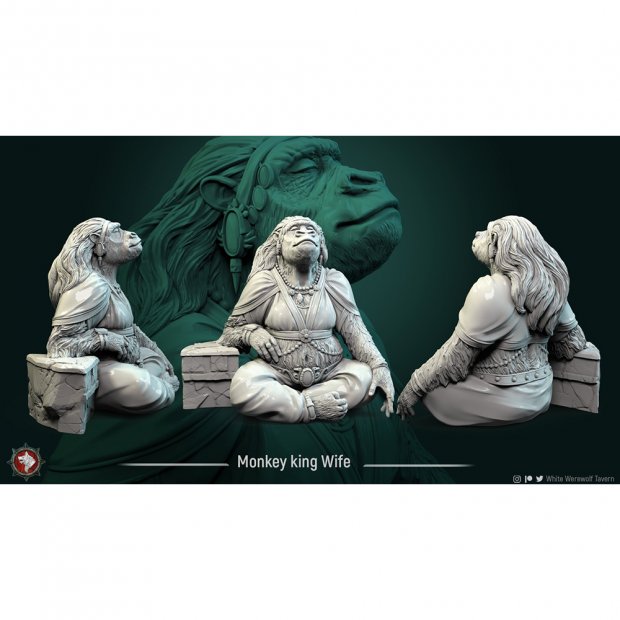 Monkey King Wife Figure (Unpainted)