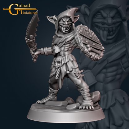 Goblin Fighter 3 Figure (Unpainted)