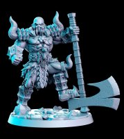 Raging Barbarian Figure (Unpainted)