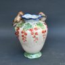 Porcelain Vase with Birds & Currants Design