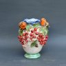 Porcelain Vase with Birds & Currants Design