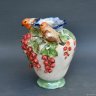 Porcelain Vase with Birds & Currants Design