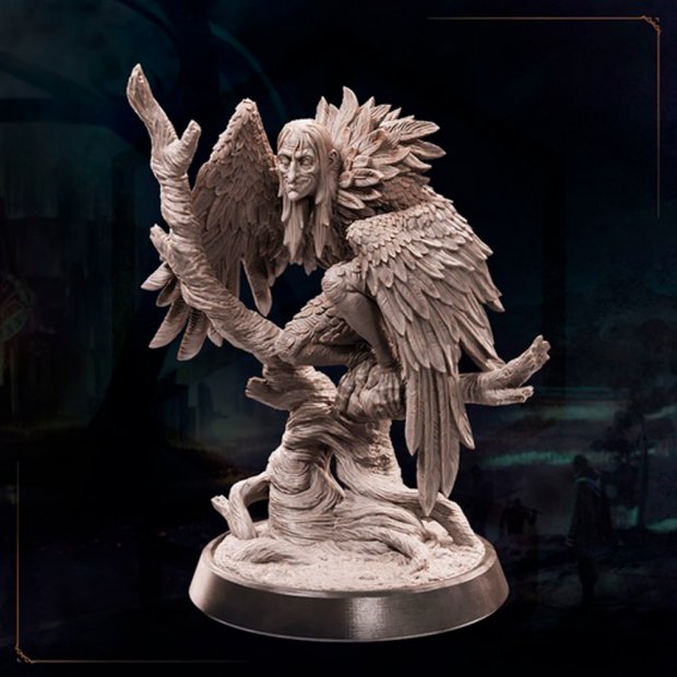 Matinta Perera, the Werewolf Fairy Figure (Unpainted)