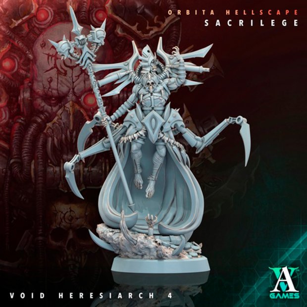 Battle Caster - Erysiarch of the Abyss Figure (Unpainted)