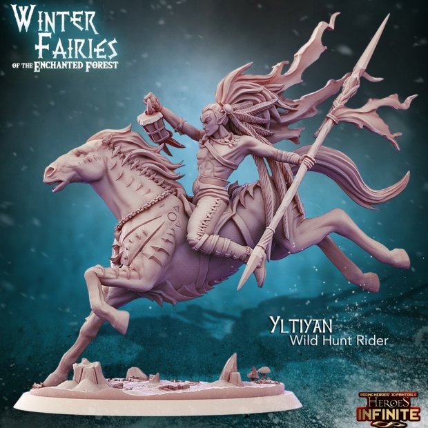 Rider Iltian Figure (Unpainted)