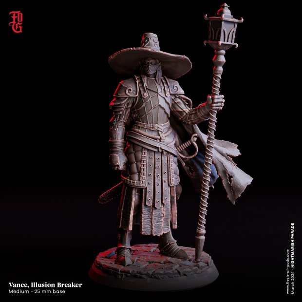 Elf Vance - Destroyer of Illusions Figure (Unpainted)