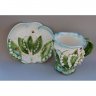 Lilies Of The Valley Mug With Saucer