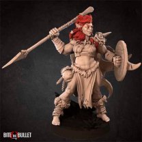 Lela orc with a spear Figure (Unpainted)