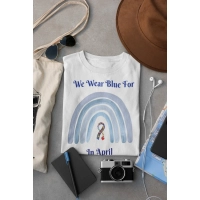 We Wear Blue For Autism Awareness T-Shirt