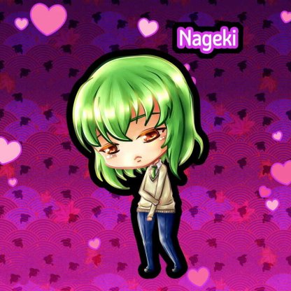 Hatoful Boyfriend - Nageki Cushion Keychain
