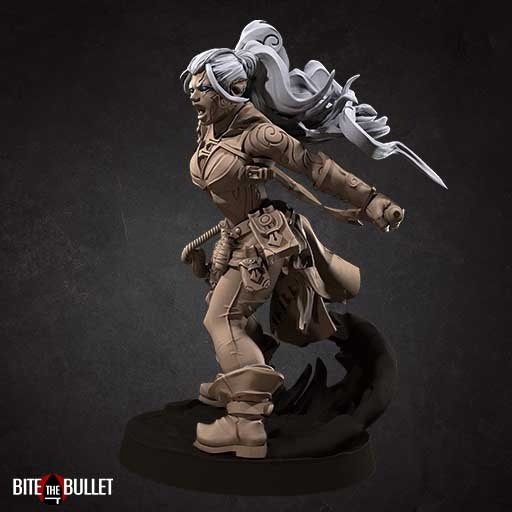 Screaming Warrior Figure (Unpainted)