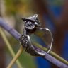 Handmade Flying Owl Ring