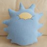 Mad Scientist Cartoon Inspired Pillow