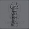 Orc Totem, terrain Figure (Unpainted)
