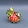 Apple, Frog & Snail Decorative Figurine