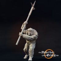 Attacking orc with a halberd Figure (Unpainted)