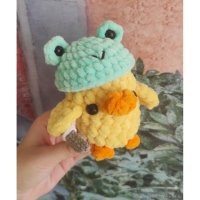 Duck With Knife (7 cm) Plush Toy
