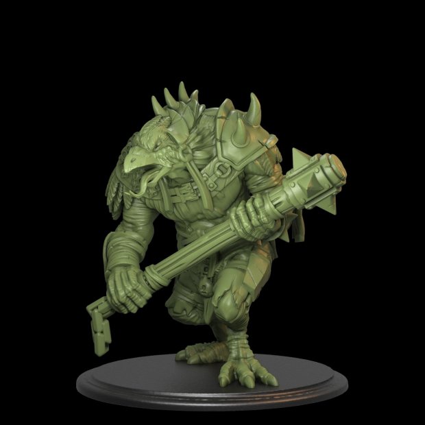 Crow Ogre Figure (Unpainted)
