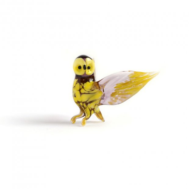 Yellow Owl Figure