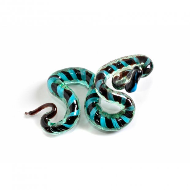Blue Snake Figure