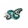 Blue Snake Figure