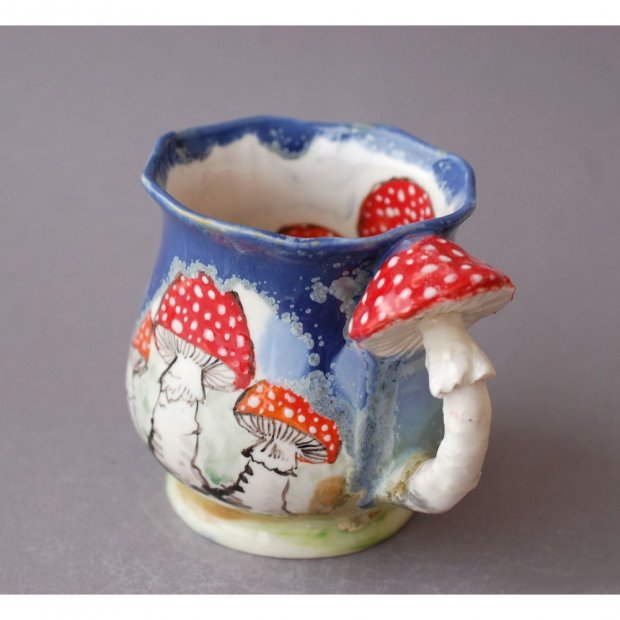 Fly Agaric V.2 Mug With Decor