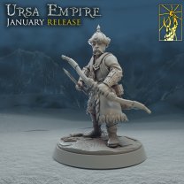 Northern warrior with bow Figure (Unpainted)