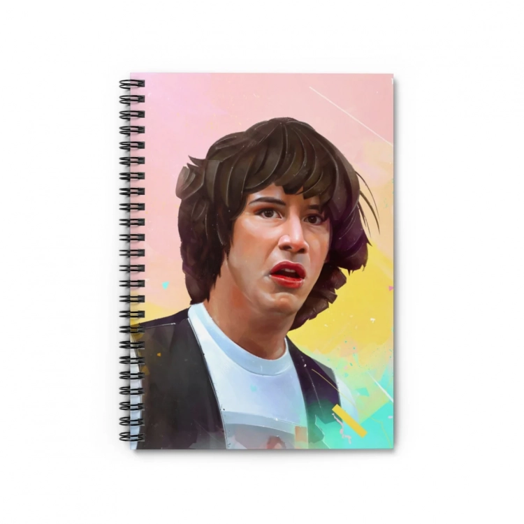 Conspiracy Keanu Meme Spiral Notebook