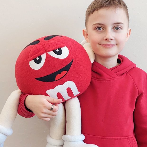 Red Candy Character Plush Toy (45 cm)