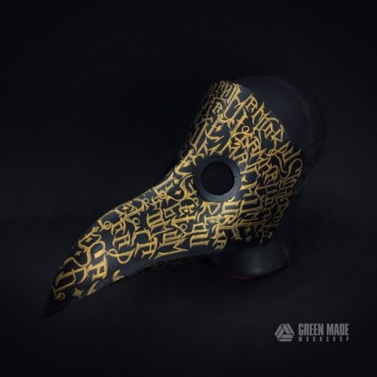 Plague Calligraphy Mask