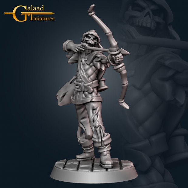 Skeleton Archer 1 Figure (Unpainted)