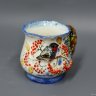 Handmade Porcelain Mug with Bullfinch & Tit Decoration
