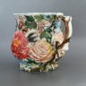 Porcelain Mug with Spring Garden Design