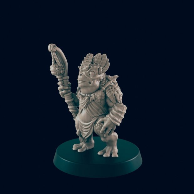 Toadman shaman Figure (Unpainted)