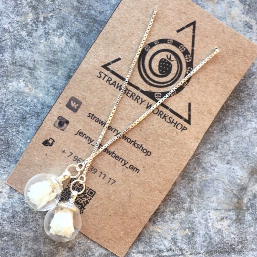Glass Drops Earrings