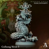 Naga Assassin, the Siren of the Hissing Spiral Figure (Unpainted)