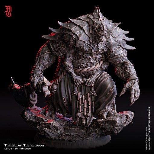 Tanabros, the Demon Executioner Figure (Unpainted)