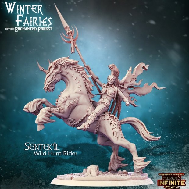 Rider Sentek'Il Figure (Unpainted)