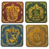 Paladone Harry Potter - Hogwarts Crest Coaster Set