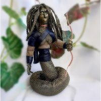 Handmade Medusa Gorgona Figure