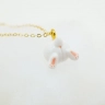 Little Rabbit Butt Pendant Necklace