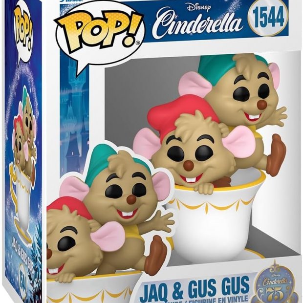 Funko Pop Disney: Cinderella's 75th Anniversary - Jaq and Gus Gus Figure