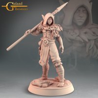 Warrior with a spear Figure (Unpainted)