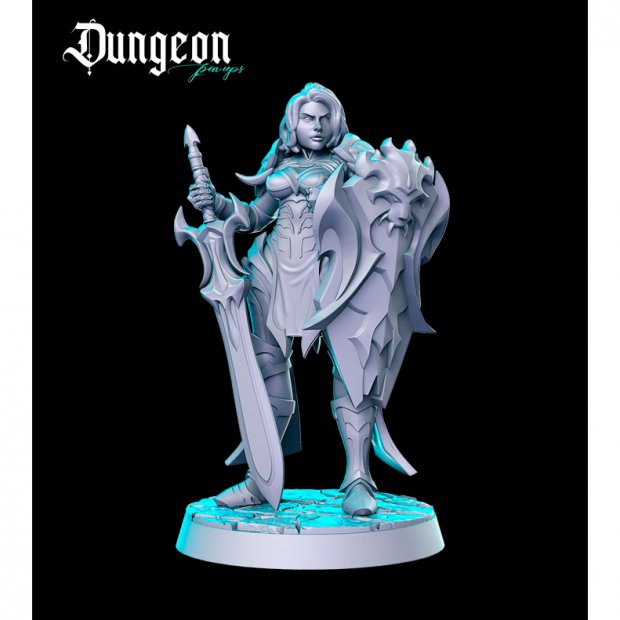 Dark Knight Figure (Unpainted)