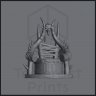 Throne of the Orc Leader, terrain Figure (Unpainted)
