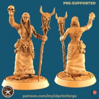 Orc Warlock Figure (Unpainted)