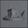 The Keeper of the Crypt Is An Animated Marble Guardian Figure (Unpainted)