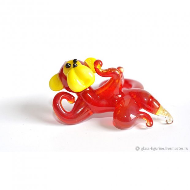 Red Monkey Figure
